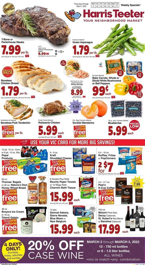 Harristeeter weekly specials. Things To Know About Harristeeter weekly specials. 